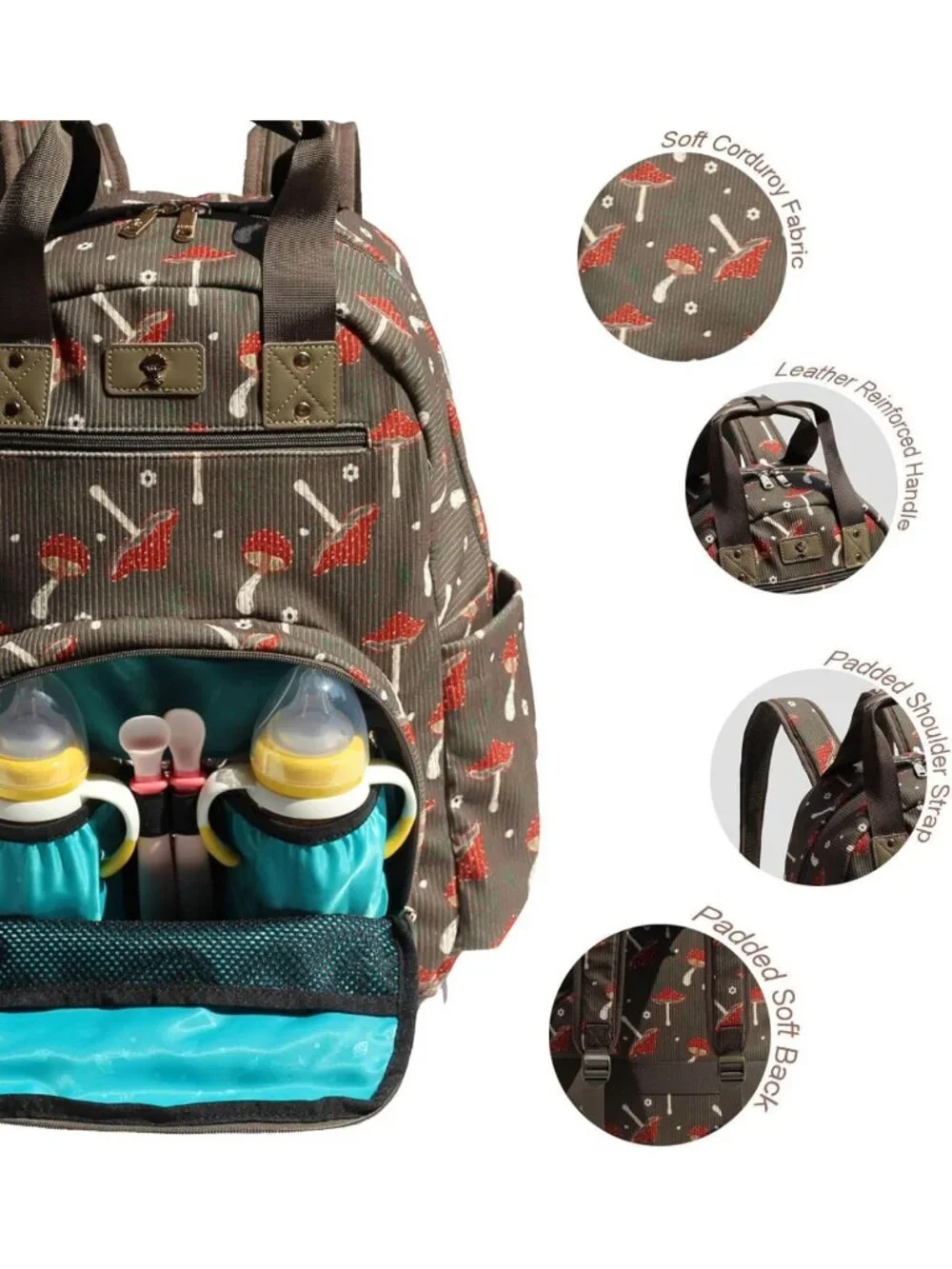 Stylish Large Capacity Diaper Bag Backpack | Multifunctional Baby Travel Pack